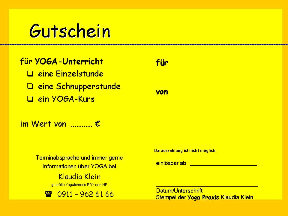 Gutschein